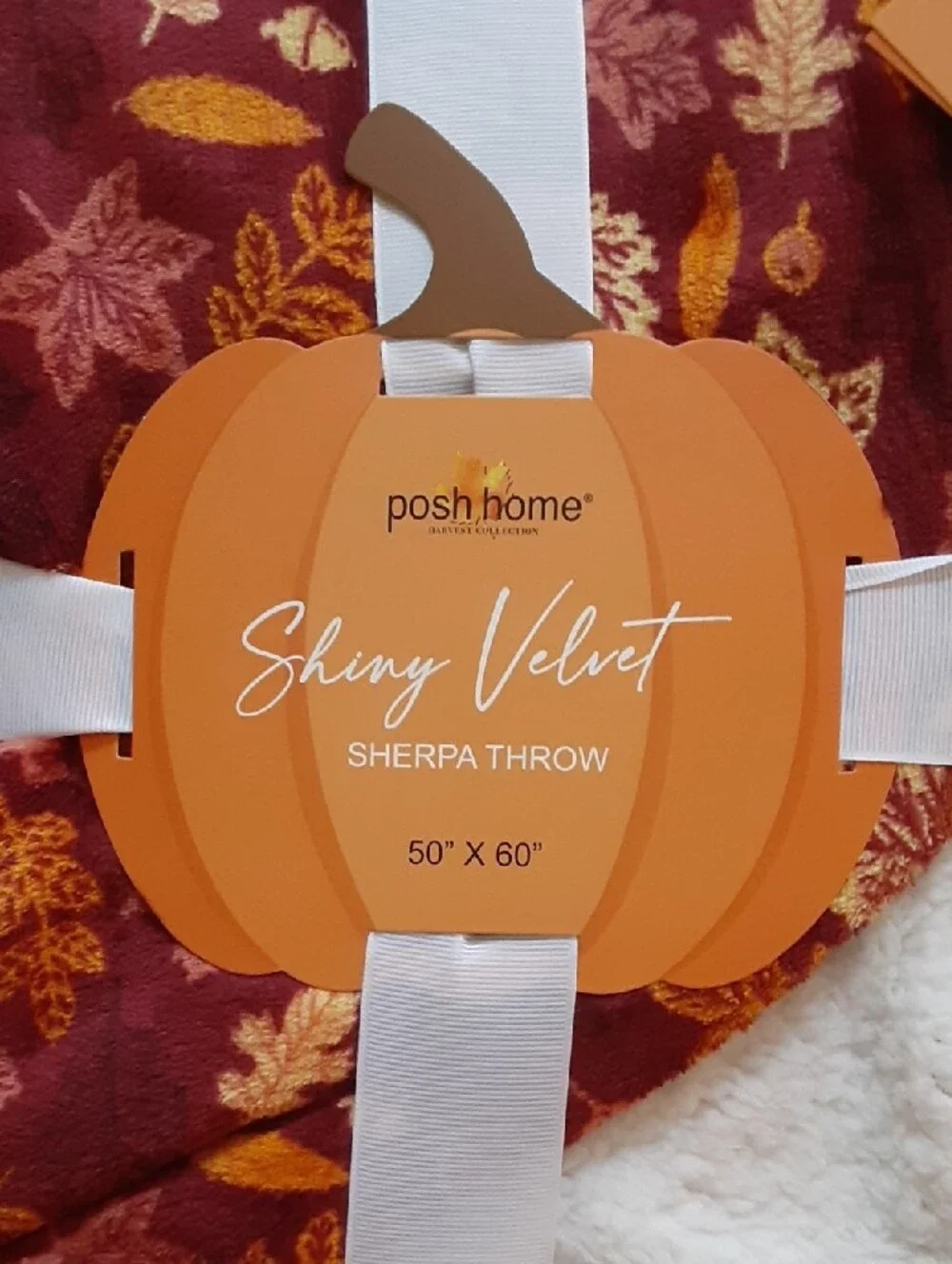 Posh Home burgundy shiny